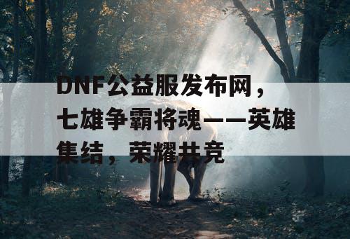 DNF公益服发布网，七雄争霸将魂——英雄集结，荣耀共竞