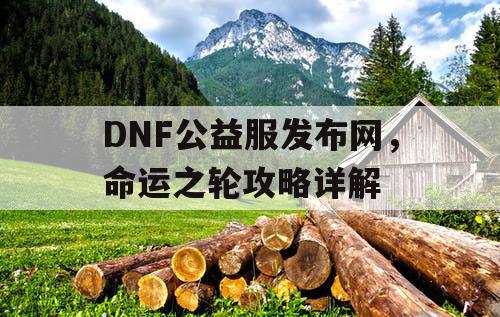 DNF公益服发布网，命运之轮攻略详解